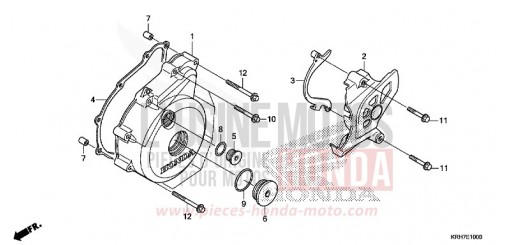 PANNEAU CARTER-MOTEUR G. XR125LEKJ de 2018